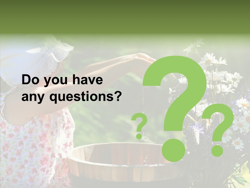 Joy Girl Glow PowerPoint Template