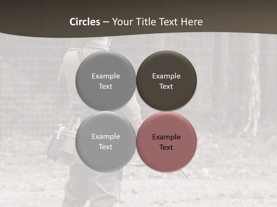 Historic Foot Oldtimer PowerPoint Template