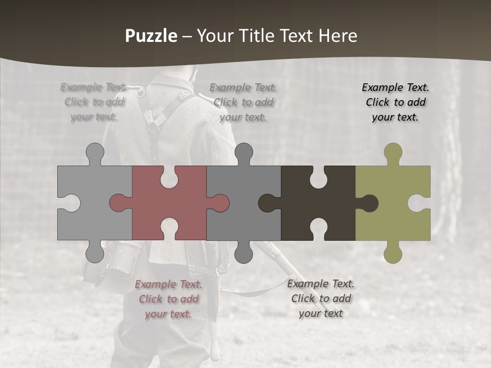 Historic Foot Oldtimer PowerPoint Template