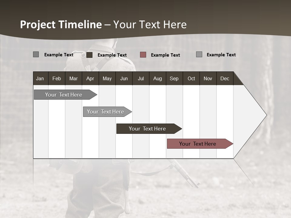 Historic Foot Oldtimer PowerPoint Template