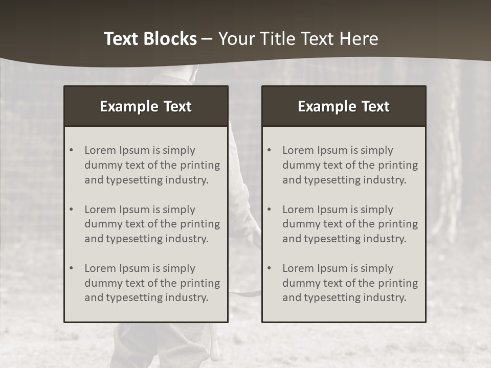 Historic Foot Oldtimer PowerPoint Template