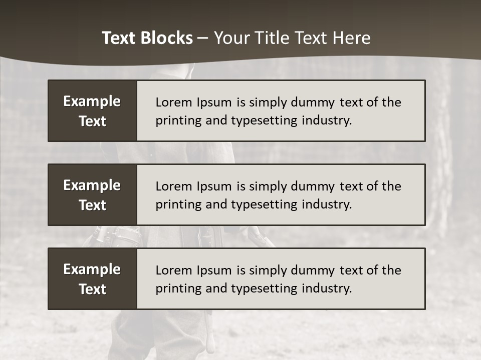 Historic Foot Oldtimer PowerPoint Template