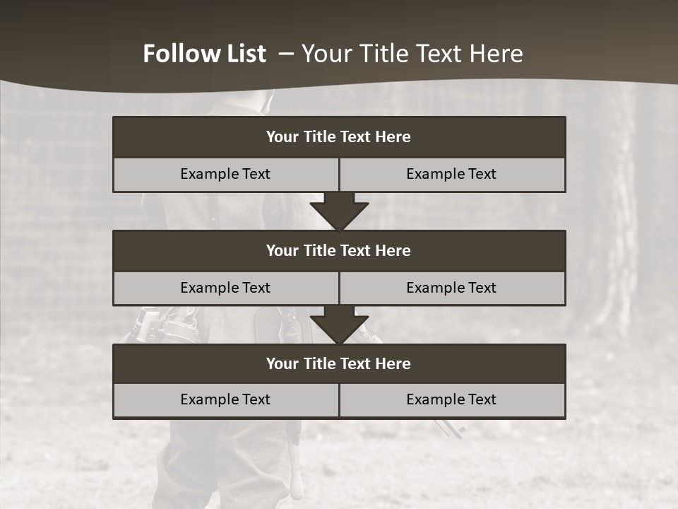 Historic Foot Oldtimer PowerPoint Template
