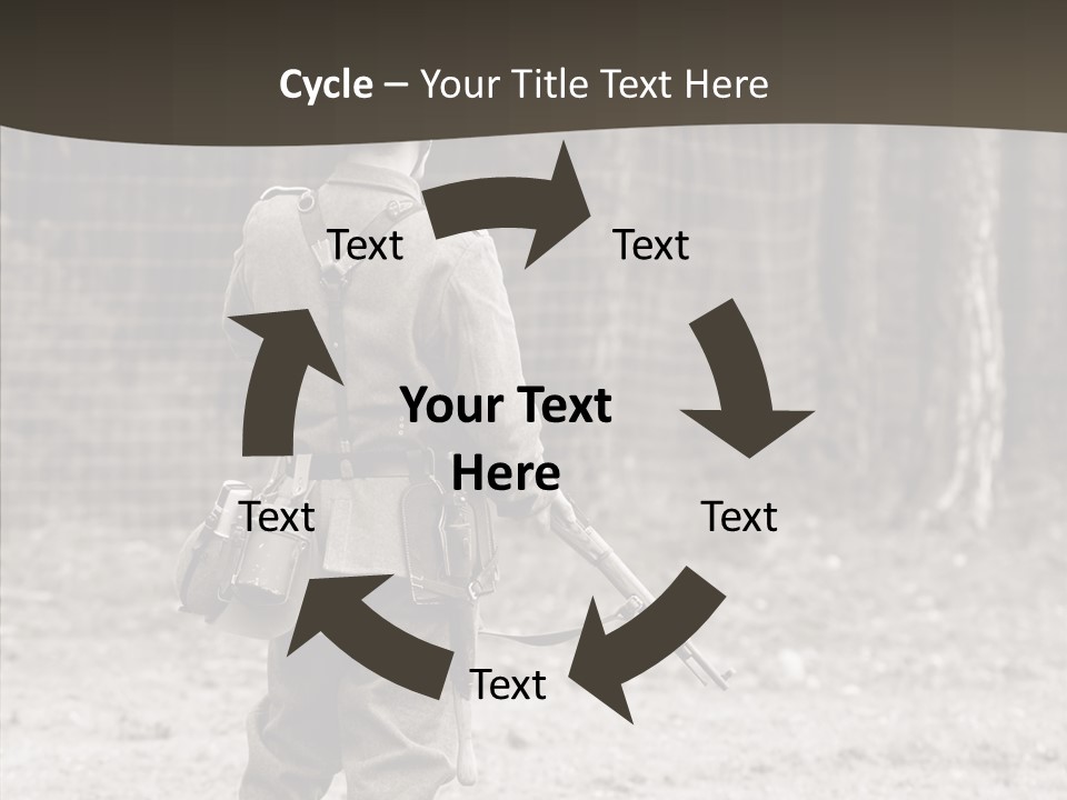 Historic Foot Oldtimer PowerPoint Template