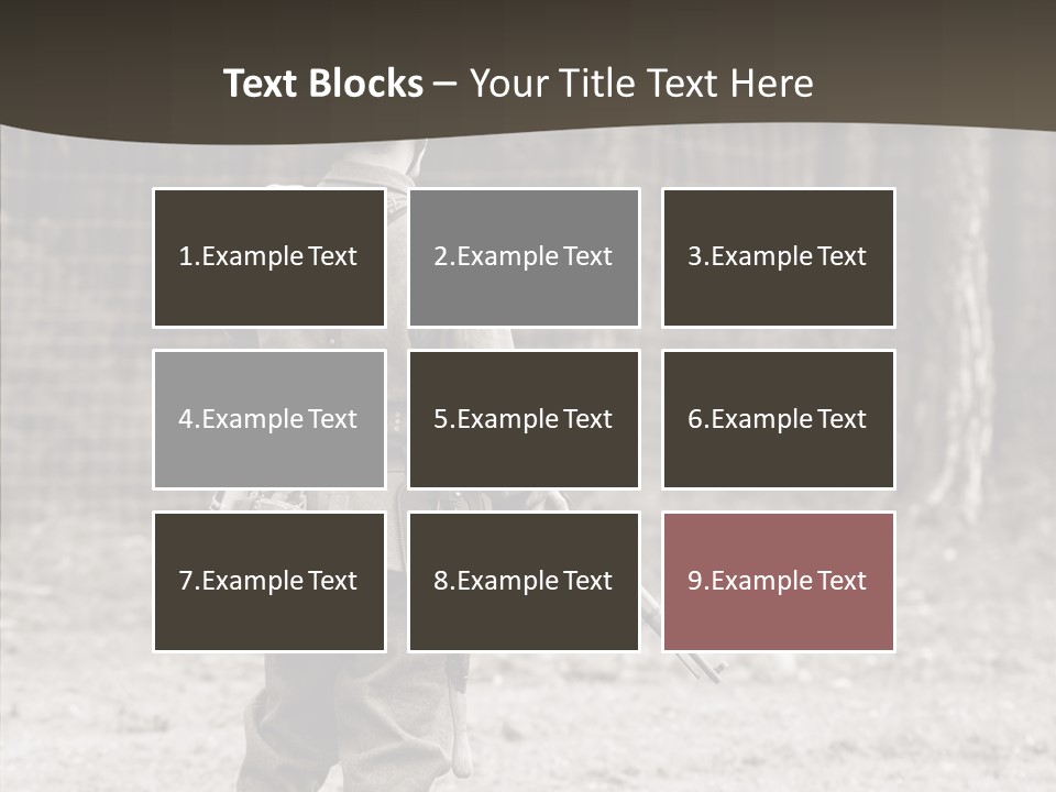 Historic Foot Oldtimer PowerPoint Template