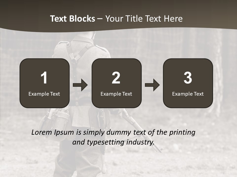 Historic Foot Oldtimer PowerPoint Template