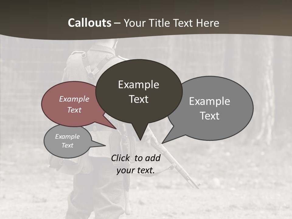 Historic Foot Oldtimer PowerPoint Template