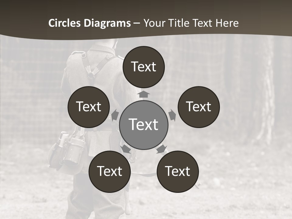 Historic Foot Oldtimer PowerPoint Template