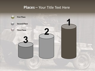 Violence Tank Gunfight PowerPoint Template