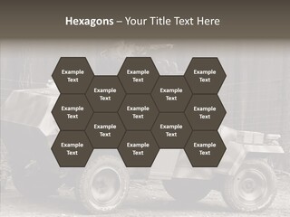 Violence Tank Gunfight PowerPoint Template