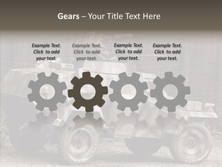 Violence Tank Gunfight PowerPoint Template