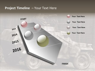 Violence Tank Gunfight PowerPoint Template