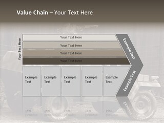 Violence Tank Gunfight PowerPoint Template