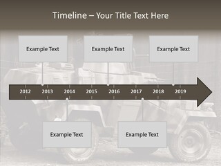 Violence Tank Gunfight PowerPoint Template