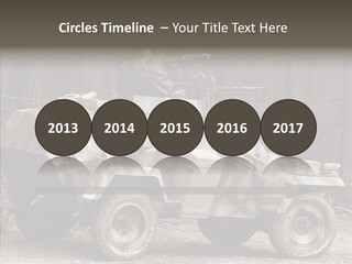 Violence Tank Gunfight PowerPoint Template