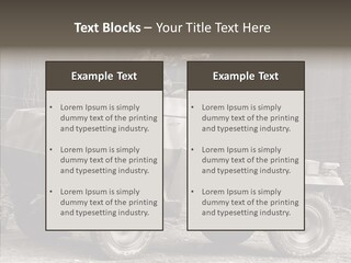 Violence Tank Gunfight PowerPoint Template