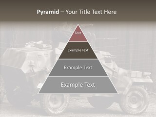 Violence Tank Gunfight PowerPoint Template