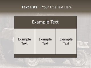 Violence Tank Gunfight PowerPoint Template