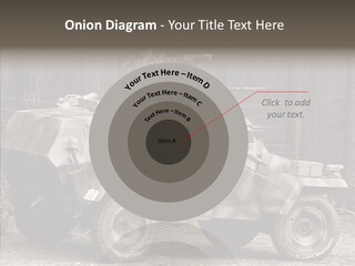 Violence Tank Gunfight PowerPoint Template