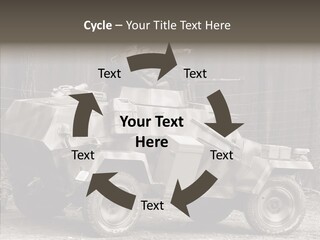 Violence Tank Gunfight PowerPoint Template