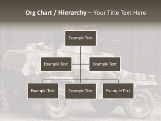 Violence Tank Gunfight PowerPoint Template