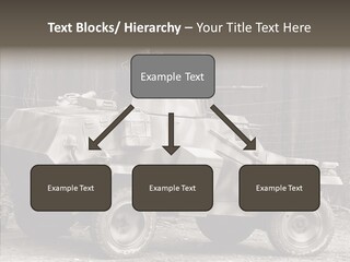 Violence Tank Gunfight PowerPoint Template
