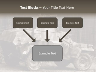 Violence Tank Gunfight PowerPoint Template