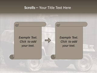 Violence Tank Gunfight PowerPoint Template