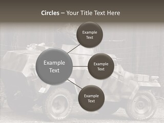 Violence Tank Gunfight PowerPoint Template