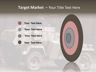 Violence Tank Gunfight PowerPoint Template