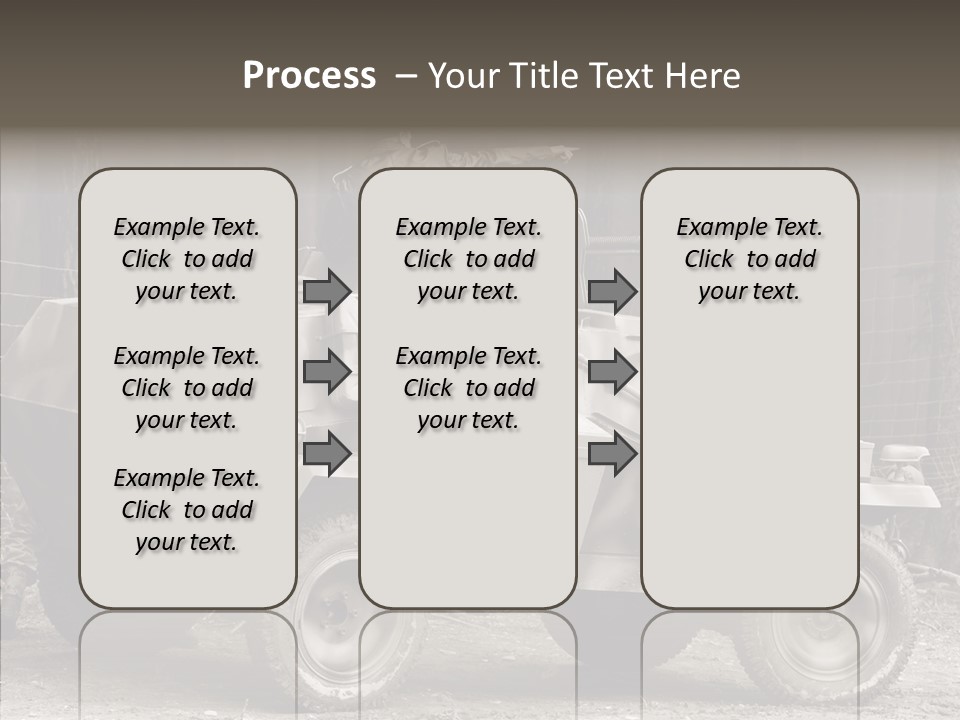 Violence Tank Gunfight PowerPoint Template