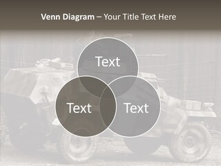 Violence Tank Gunfight PowerPoint Template