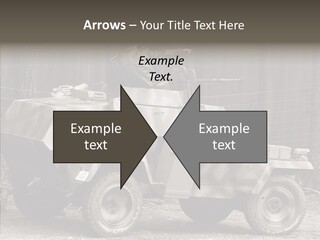 Violence Tank Gunfight PowerPoint Template