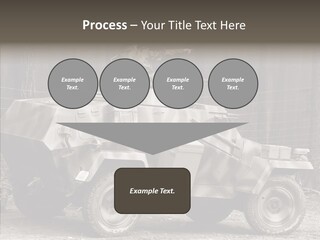 Violence Tank Gunfight PowerPoint Template