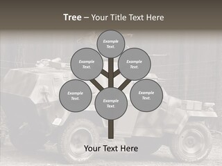 Violence Tank Gunfight PowerPoint Template