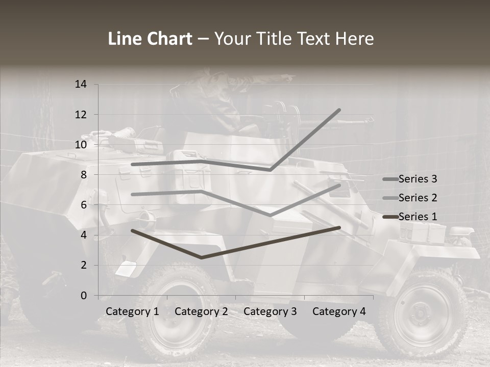 Violence Tank Gunfight PowerPoint Template