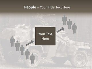 Violence Tank Gunfight PowerPoint Template