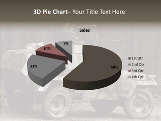 Violence Tank Gunfight PowerPoint Template