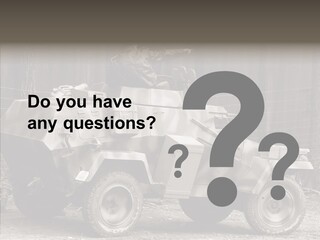 Violence Tank Gunfight PowerPoint Template