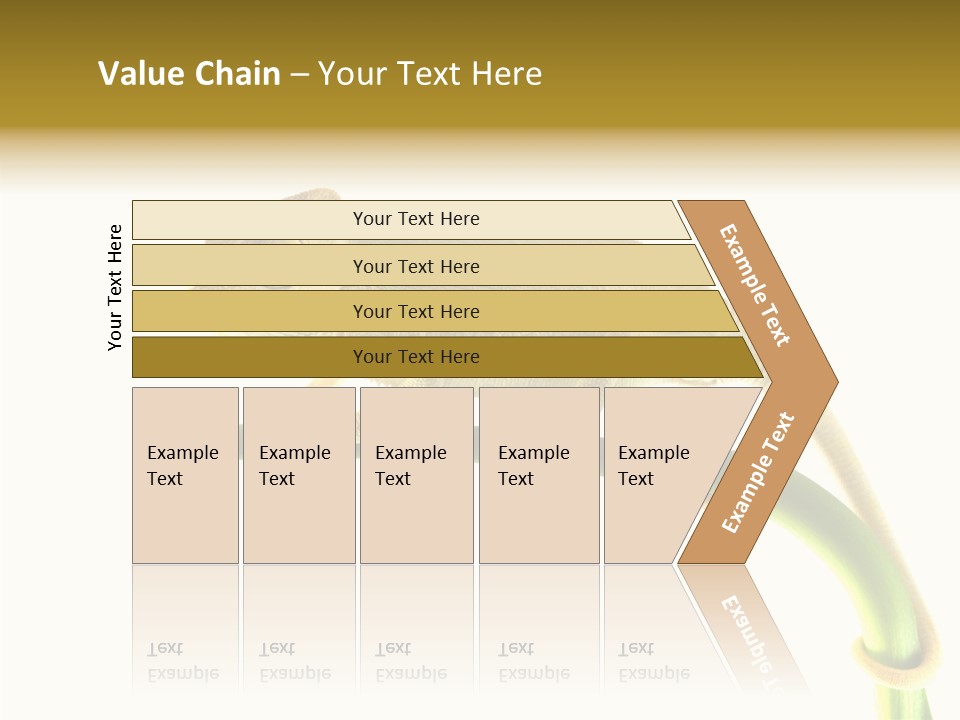 Beauty Chameleon Pigment PowerPoint Template