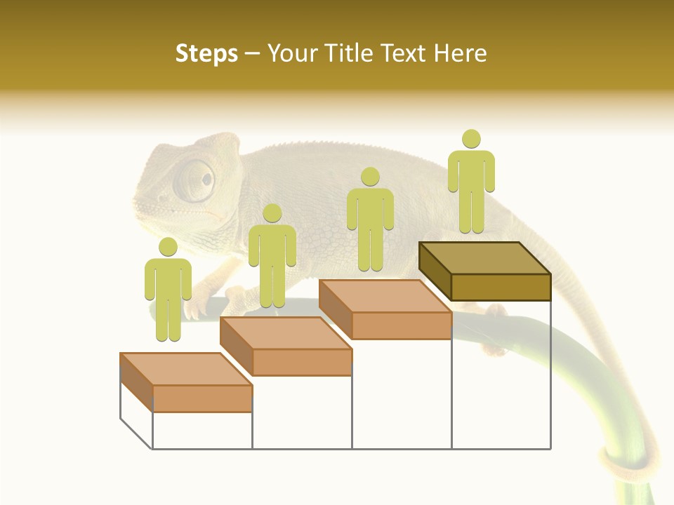 Beauty Chameleon Pigment PowerPoint Template