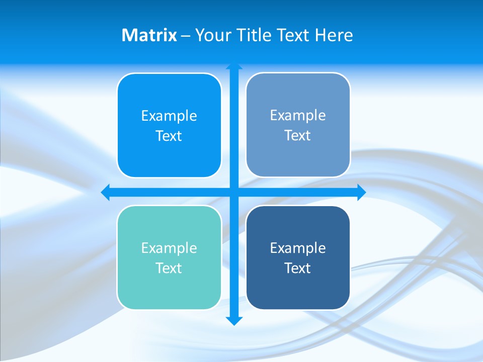 Blue Flow Motion PowerPoint Template