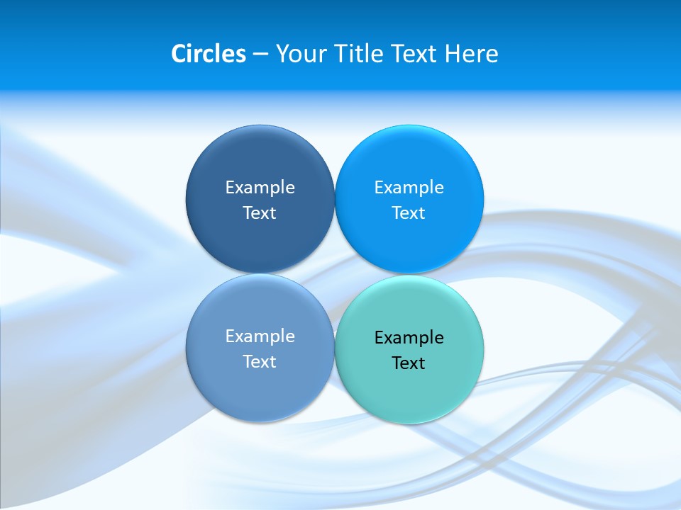 Blue Flow Motion PowerPoint Template