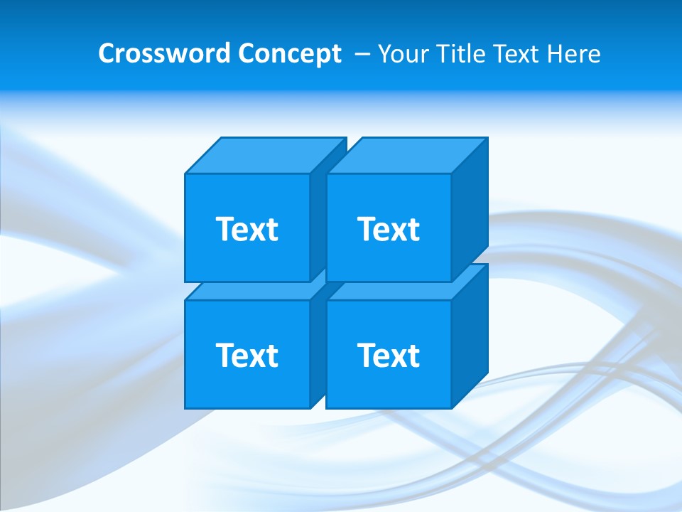 Blue Flow Motion PowerPoint Template