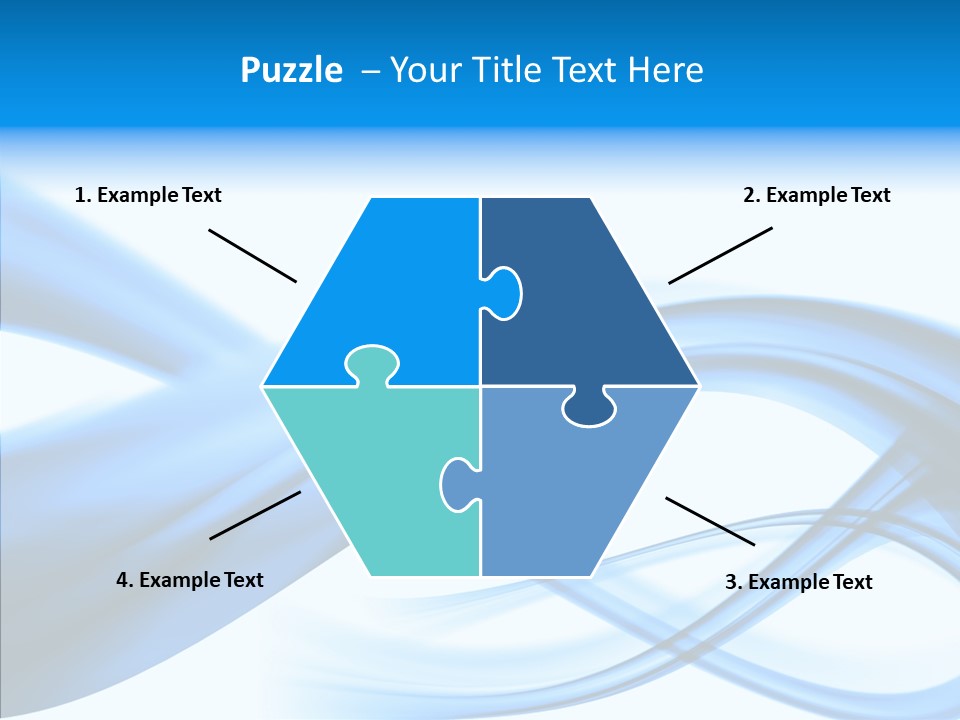 Blue Flow Motion PowerPoint Template