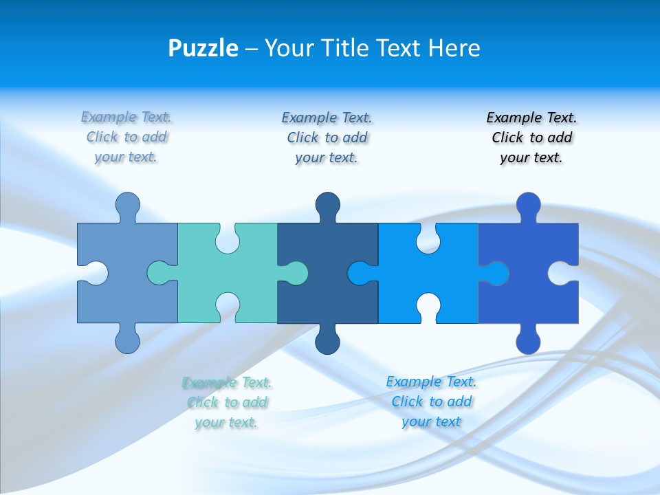 Blue Flow Motion PowerPoint Template
