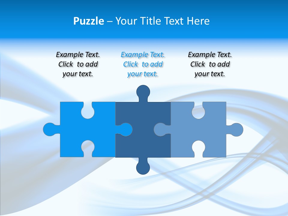 Blue Flow Motion PowerPoint Template