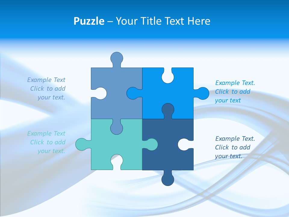Blue Flow Motion PowerPoint Template