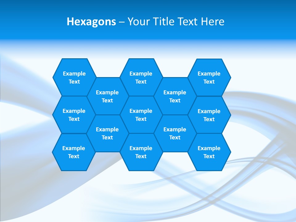 Blue Flow Motion PowerPoint Template