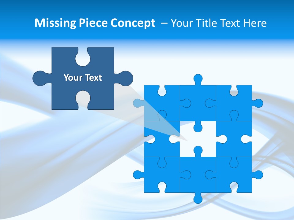 Blue Flow Motion PowerPoint Template